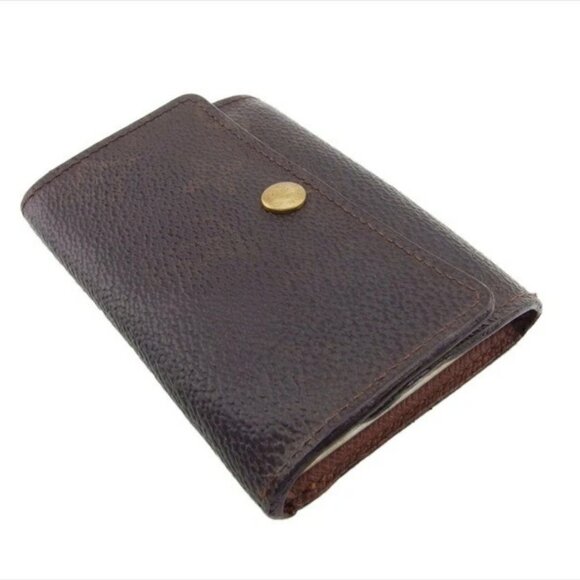 LOUIS VUITTON Key holder Brown beige gold Women M62630 Authentic secondhand